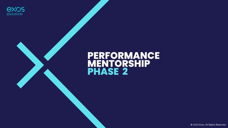 Exos Performance Mentorship: Phase 2 Materials