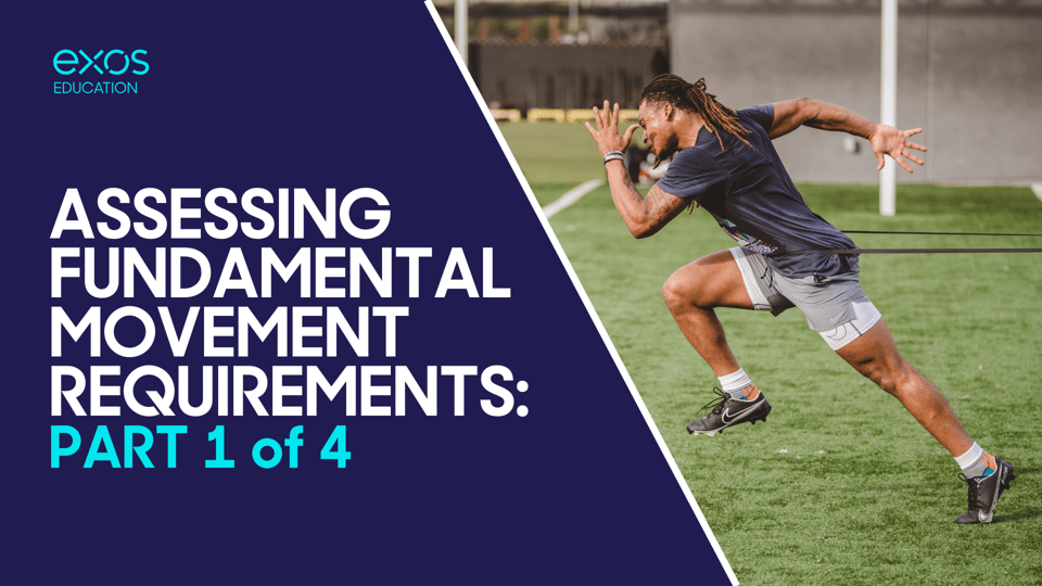 Assessing Fundamental Movement Requirements: Part 1