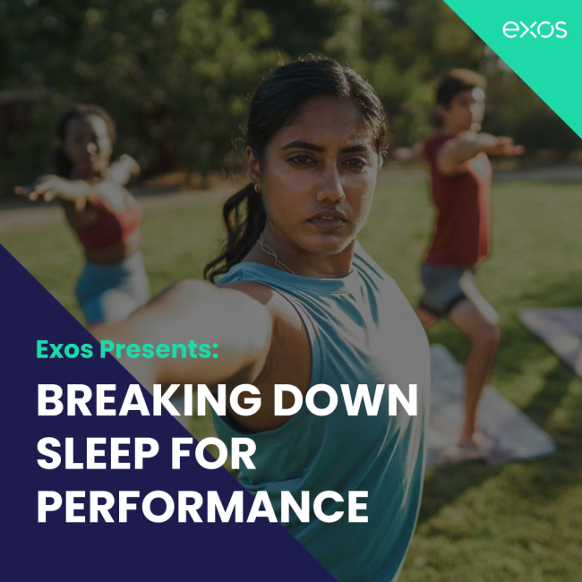 Exos Presents: Breaking down sleep for optimal performance (Recording)